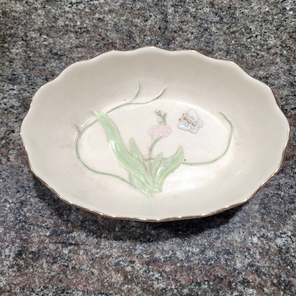 Lenox China oval candy dish